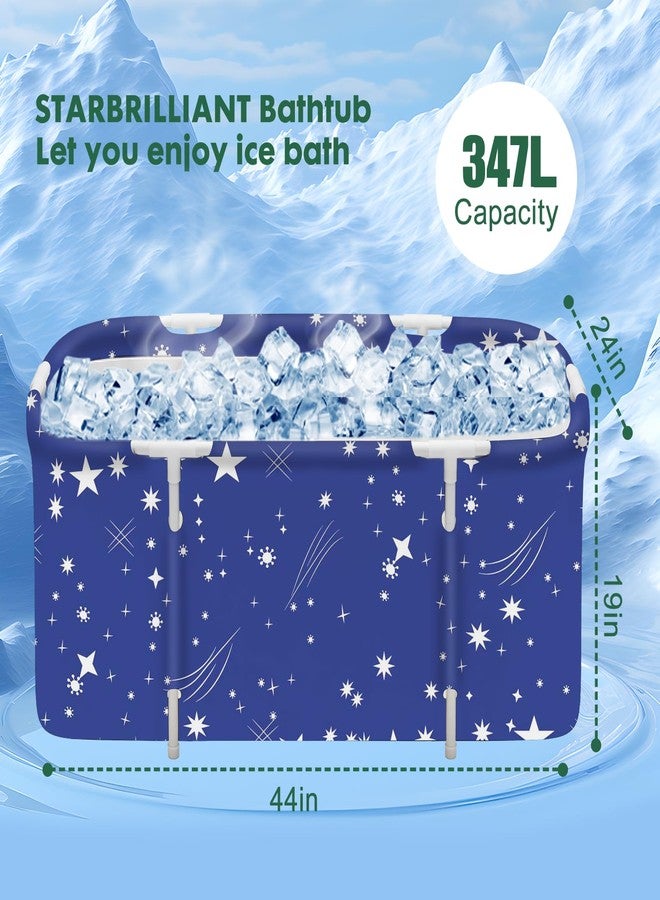 STARBRILLIANT حوض استحمام محمول قابل للطي من ستاربريليانت، حوض استحمام قائم للاستحمام، سهل التجميع، مناسب للسفر والتخييم والأنشطة الخارجية - Image 3